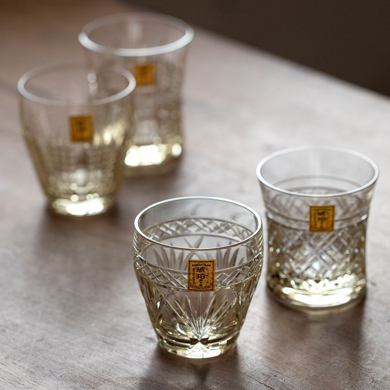 Toyo-Sasaki Kohaku Kiriko Glass Collection