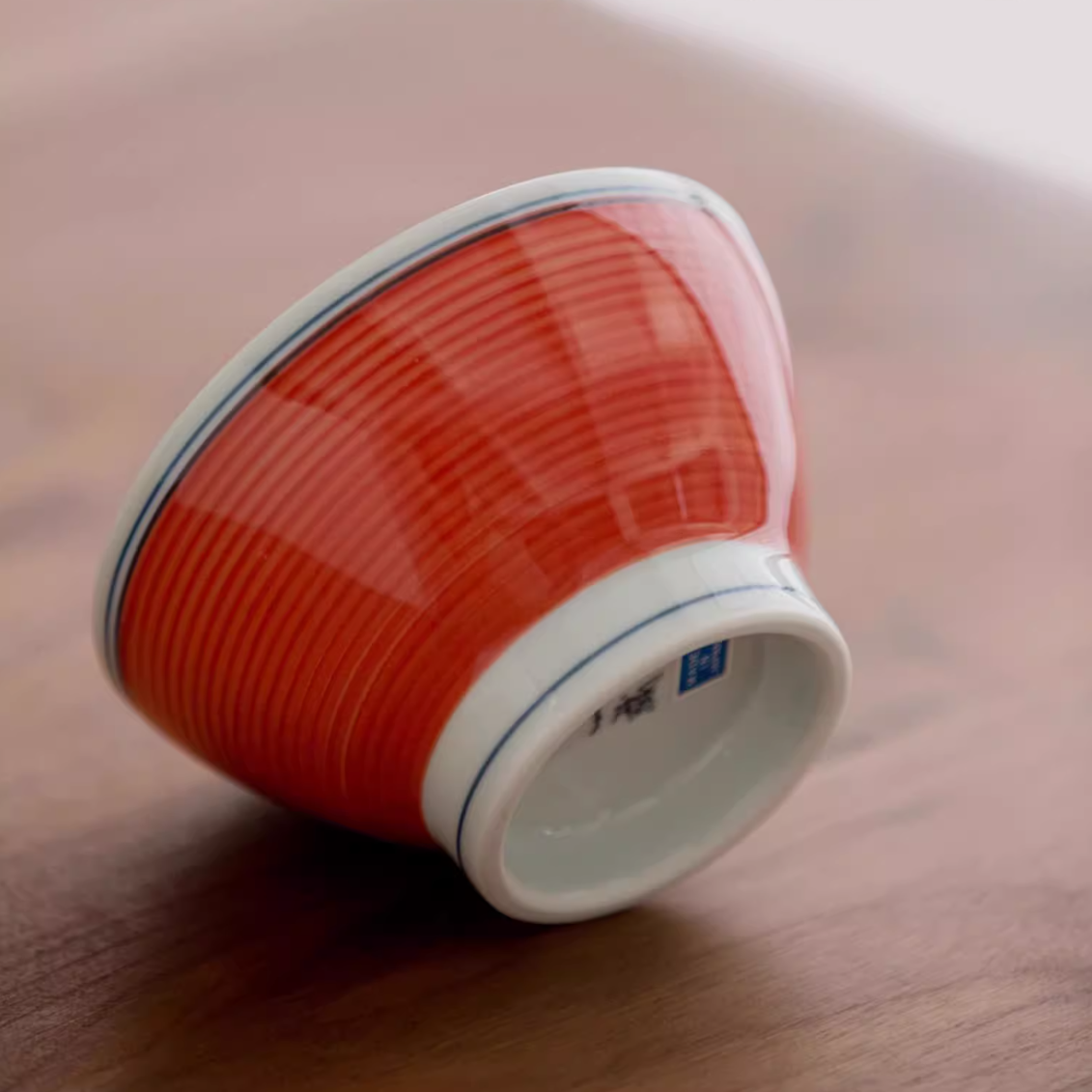 Hatsuichi Arita Ware Tafuku Ceramic Couple Bowl Set of Two