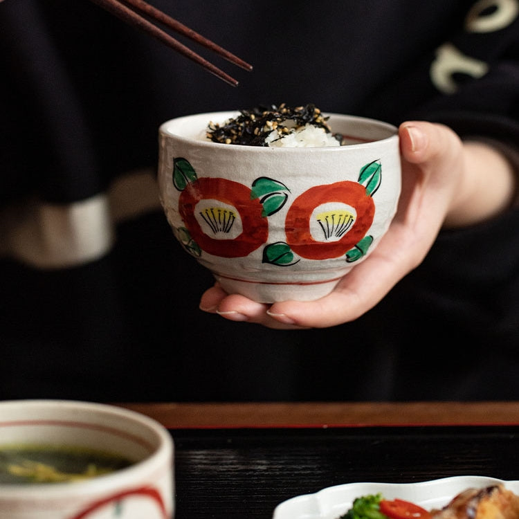 Hatsuichi Mino Ware Handcrafted Harmony Couple's Bowl Set of Two