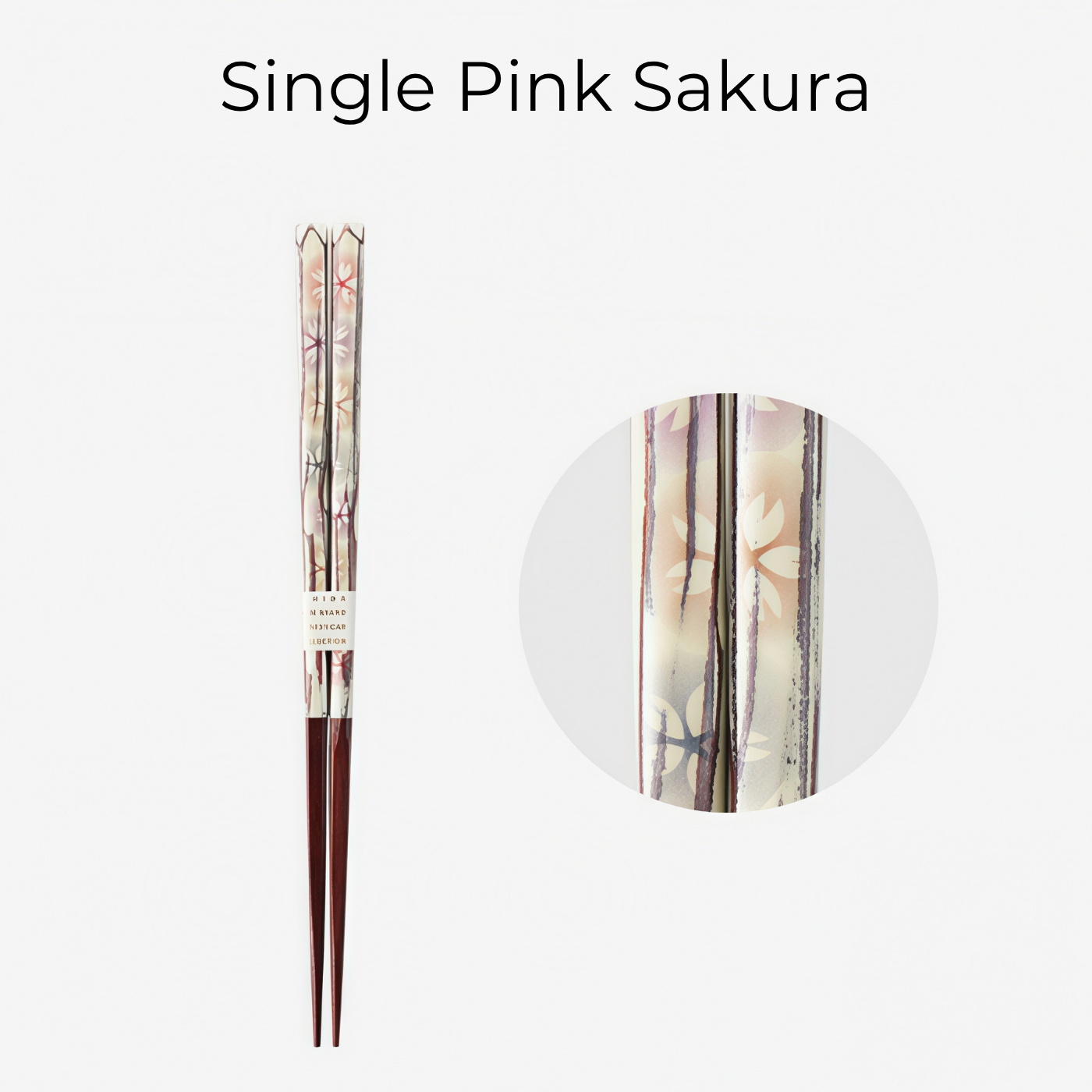 ISHIDA Handcrafted Sazanami Sakura Couple Chopsticks