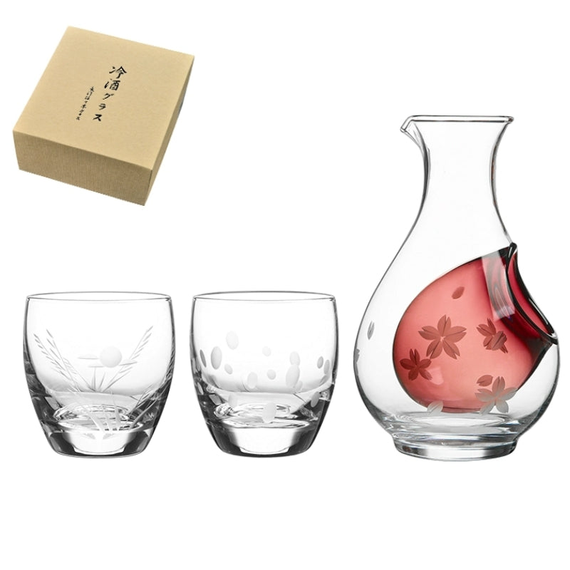 Toyo Sasaki Sakura Cold Sake Set