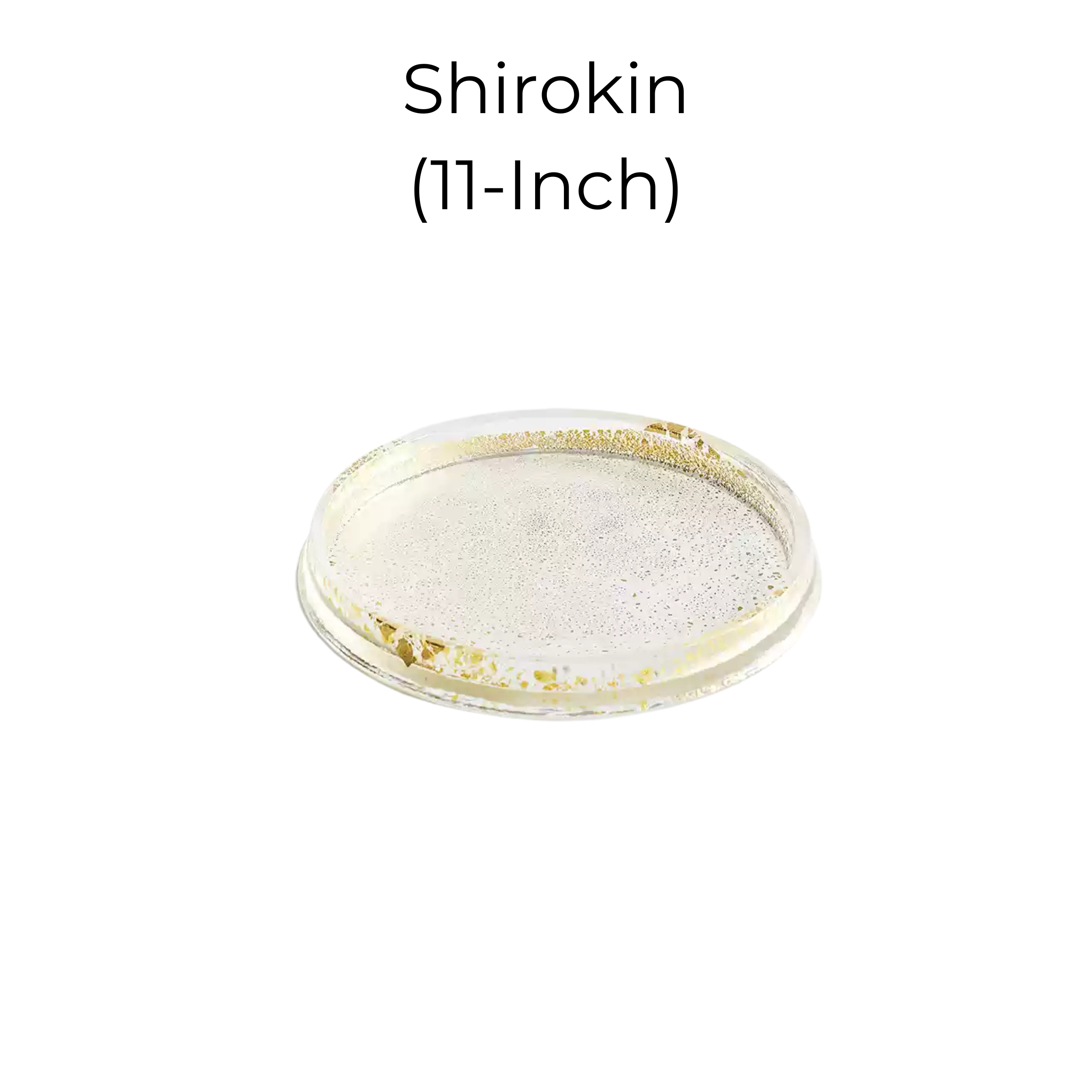 Toyo-Sasaki Handcrafted Gold Leaf Glass Plate Collection