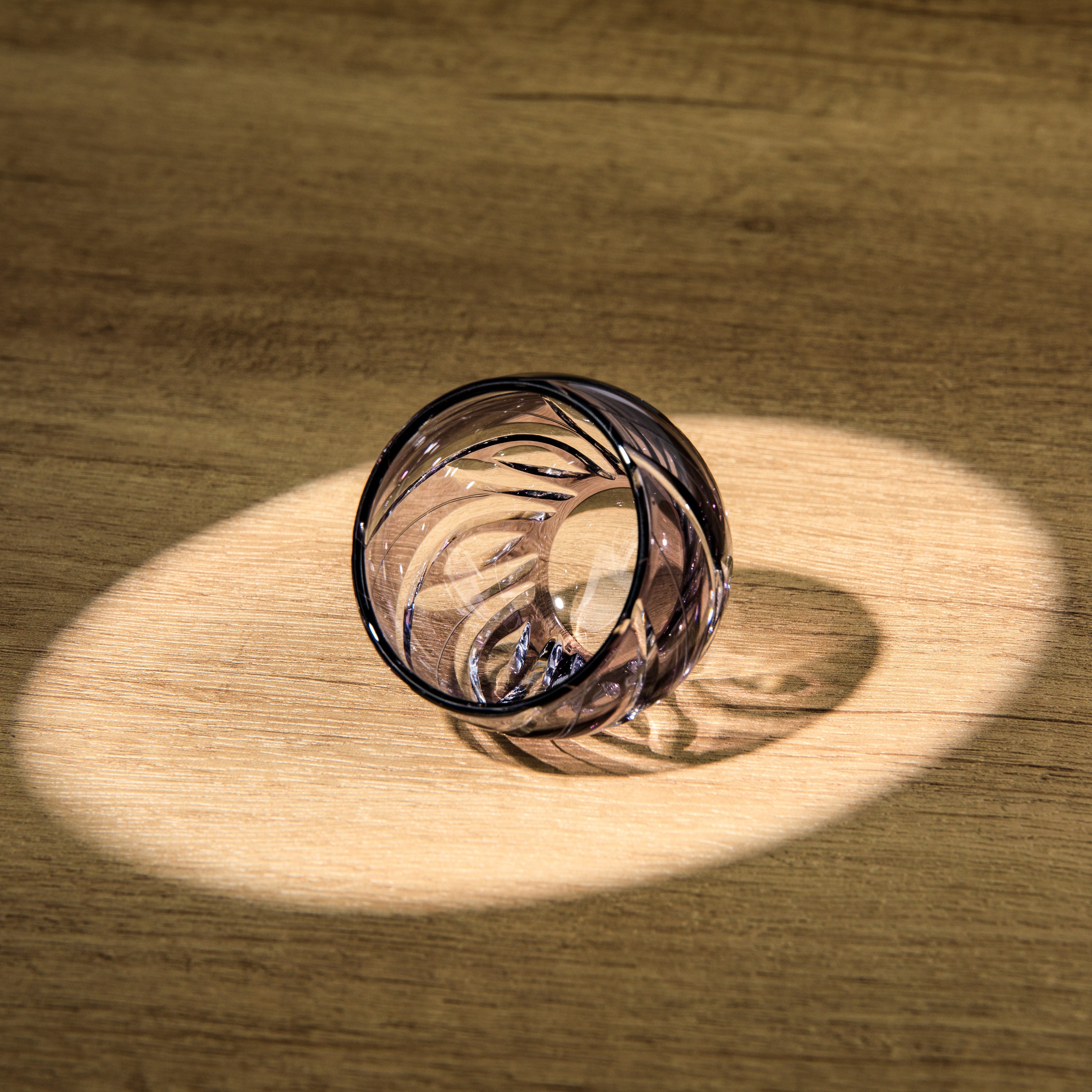 Edo Kiriko Handcrafted Kizashi Guinomi Sake Glass Collection