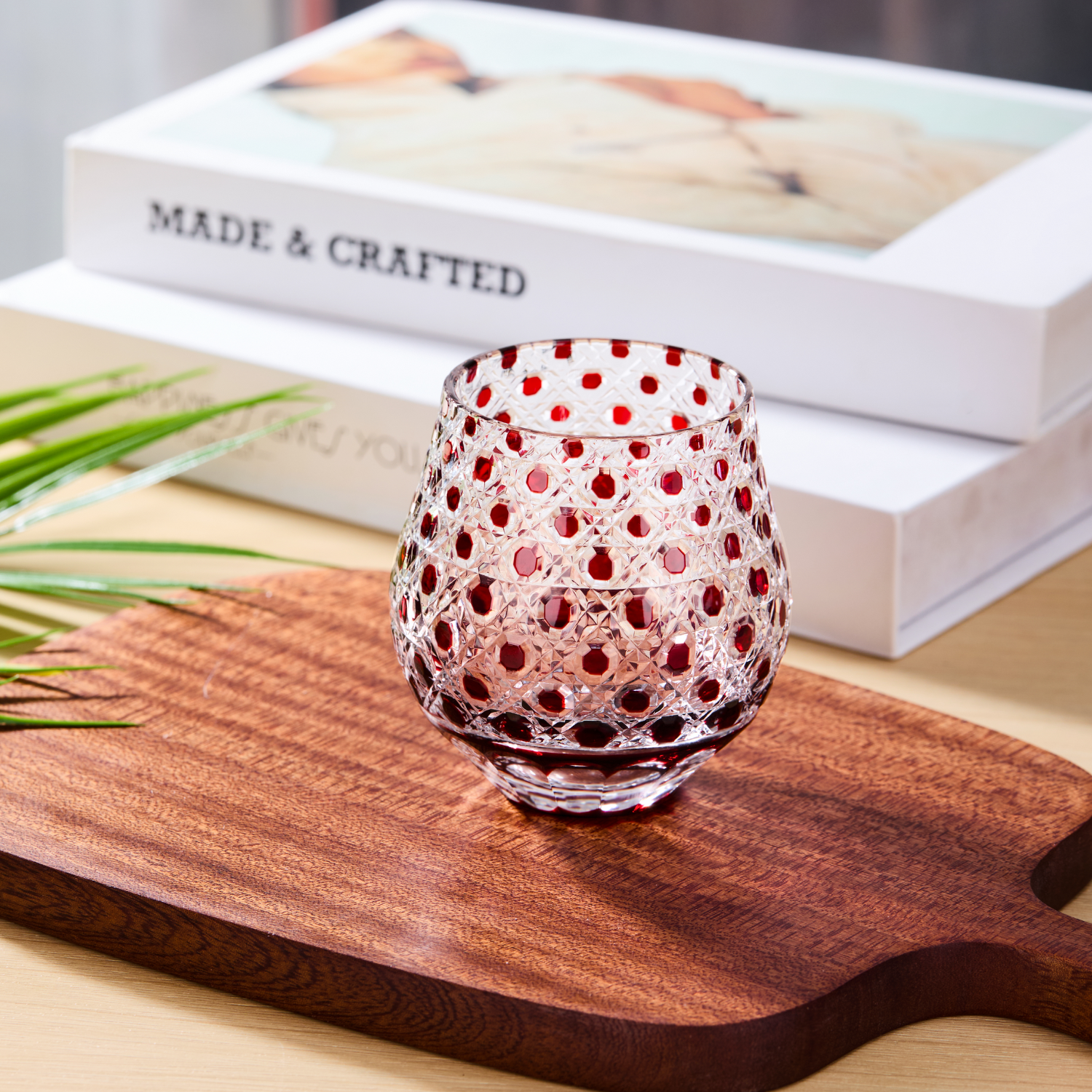Edo Kiriko Handcrafted Tama no Hikari Whisky Glass Collection