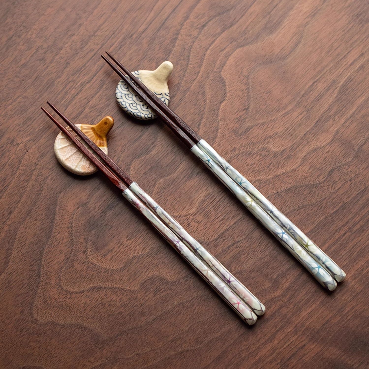 ISHIDA Handcrafted Sazanami Sakura Couple Chopsticks