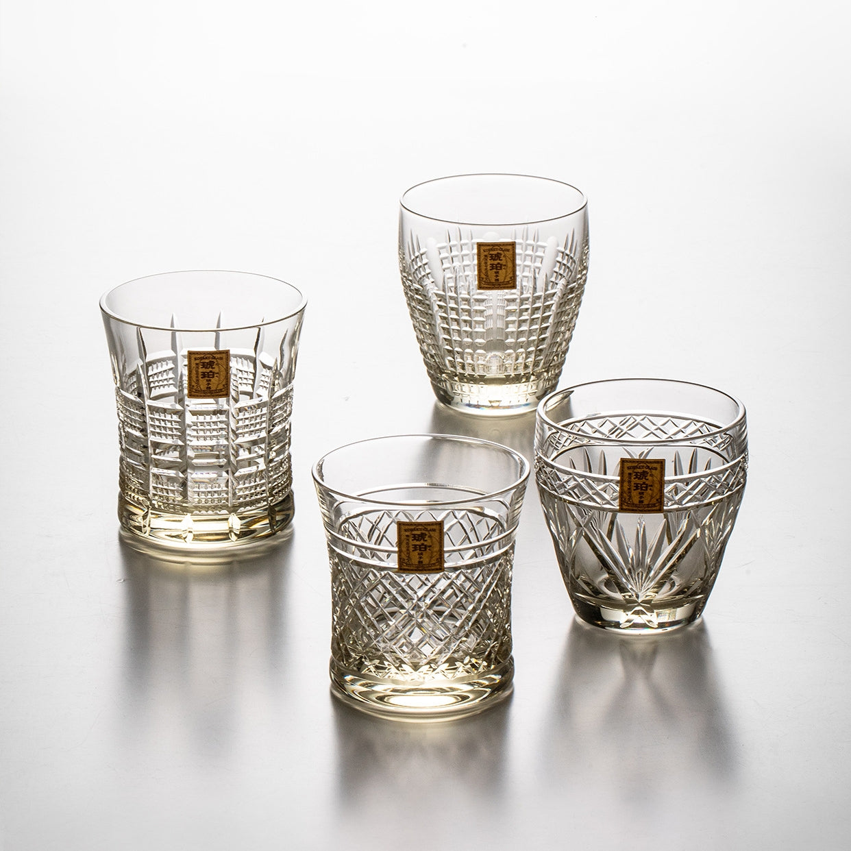 Toyo-Sasaki Kohaku Kiriko Glass Collection