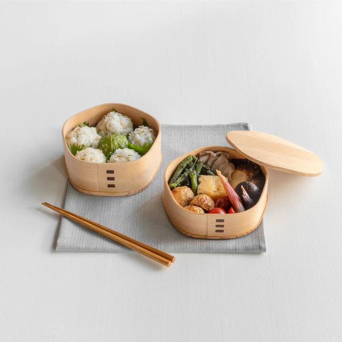 Odate Magewappa Handcrafted Akita Cedar Ume Gata Bento Box