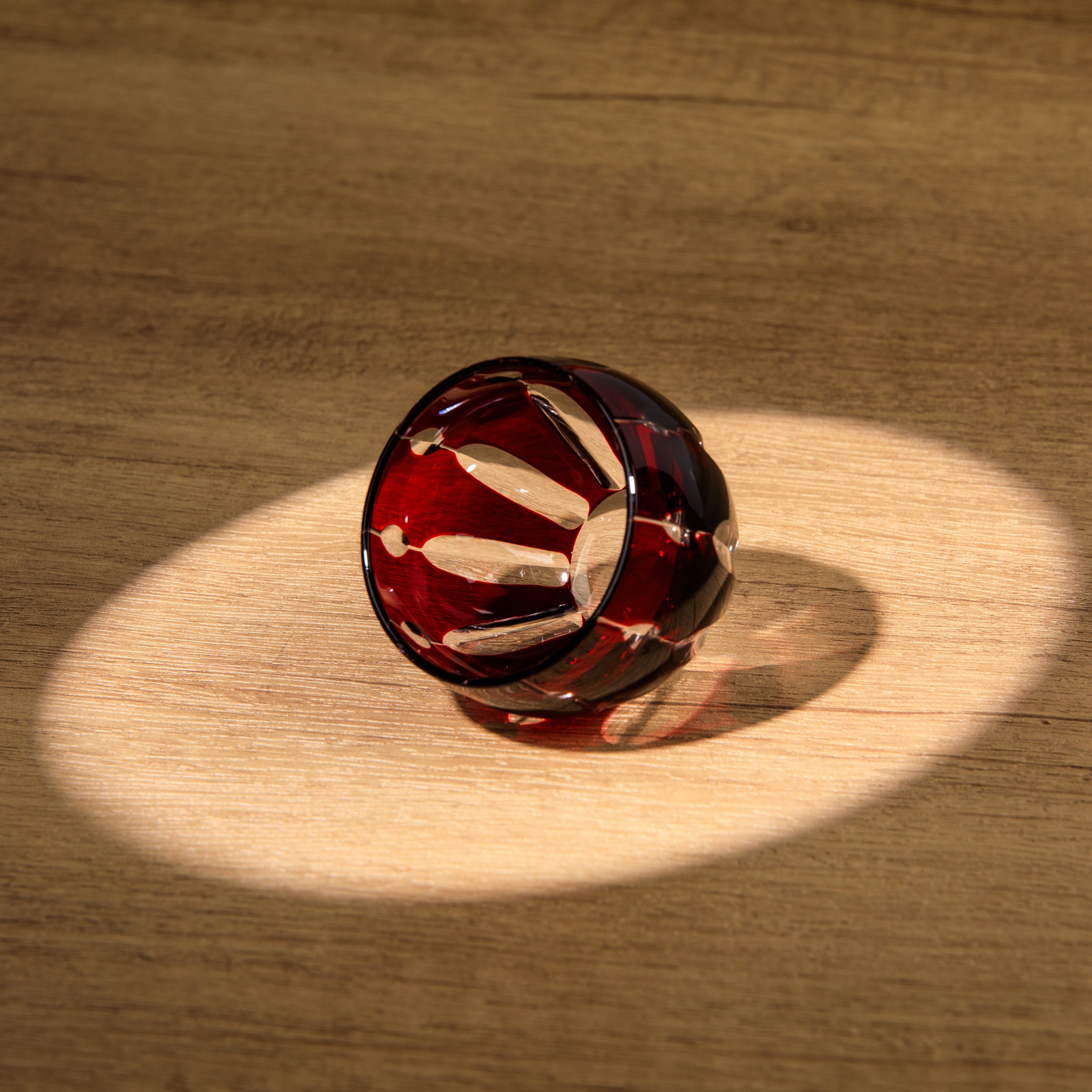 Edo Kiriko Handcrafted Midoriha Guinomi Sake Glass Collection
