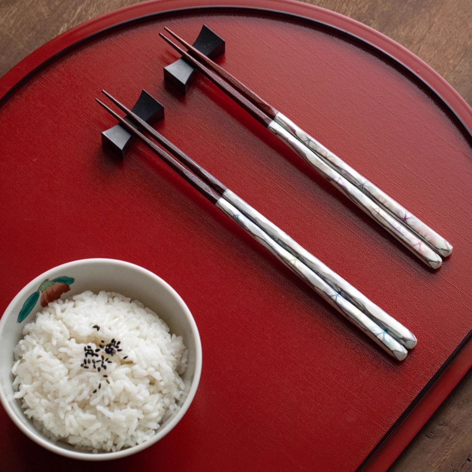 ISHIDA Handcrafted Sazanami Sakura Couple Chopsticks