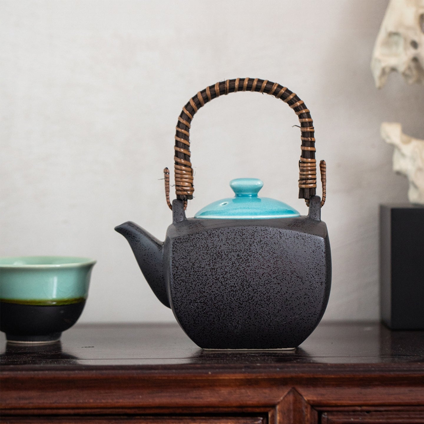 Mino Ware Aonami Ceramic Tea Set