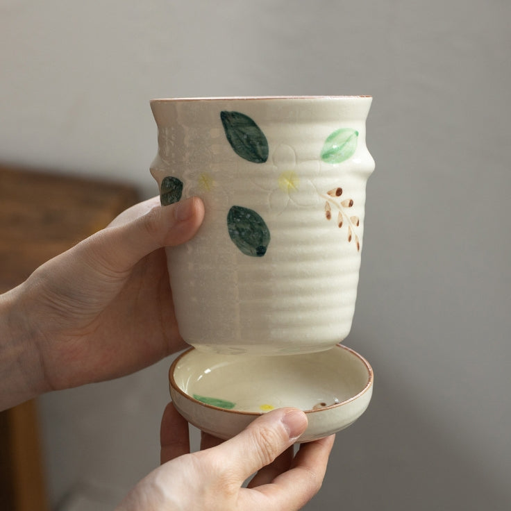 Mino Ware Kisetsu no Kurashi Handcrafted Ceramic Chopstick Holder