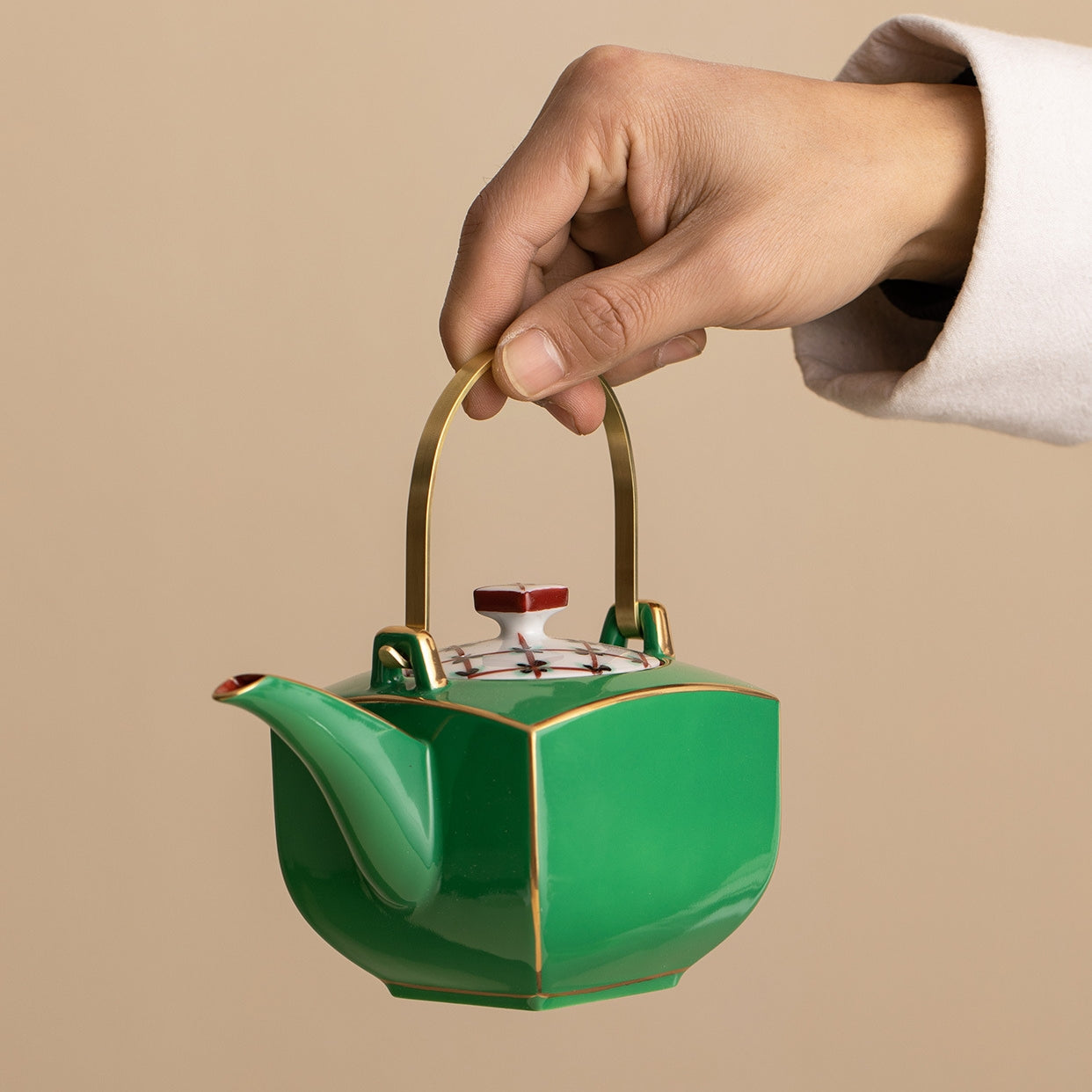 Zensho Handcrafted Ceramic Jade Tea Set