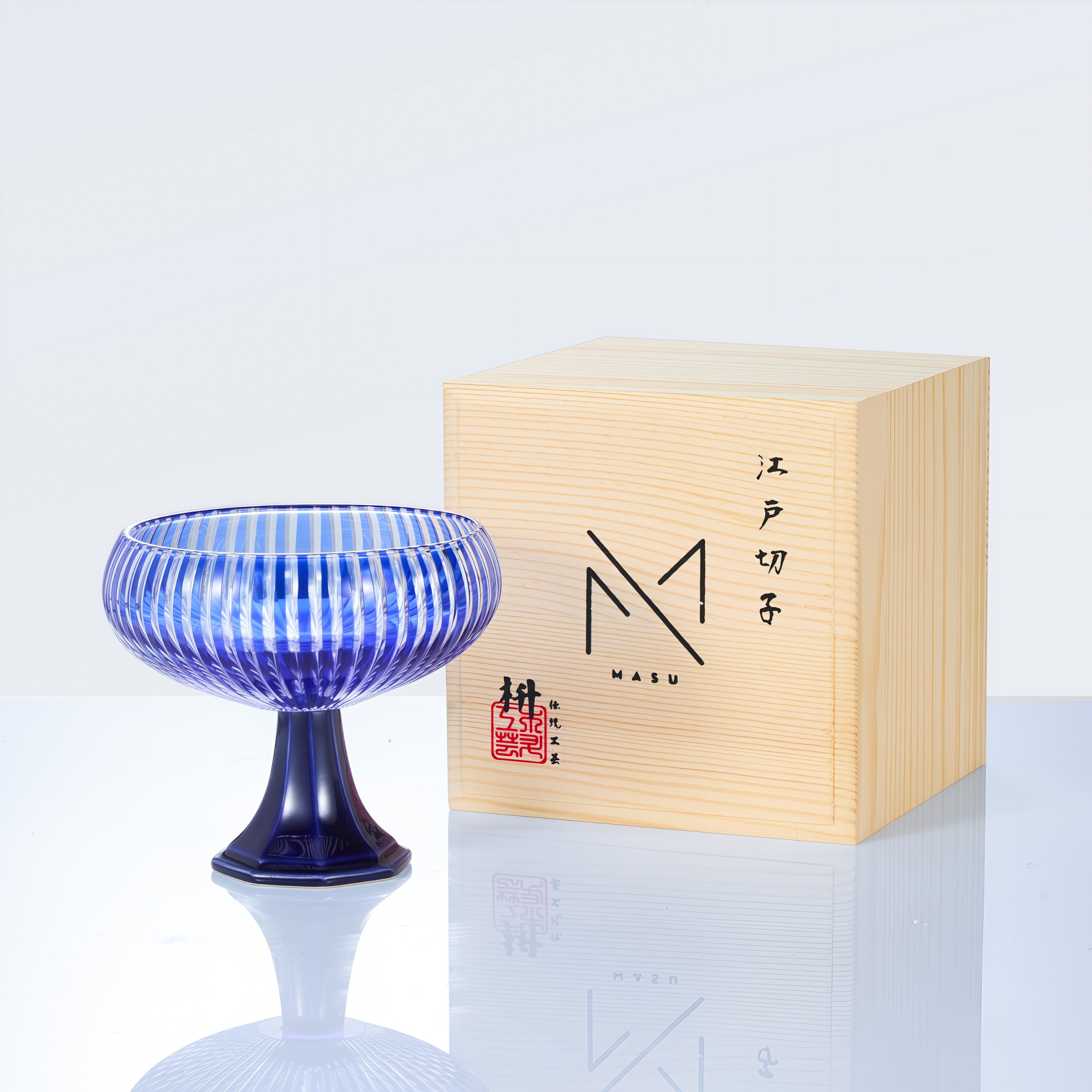 Edo Kiriko Handcrafted Souka Sake Glass Collection
