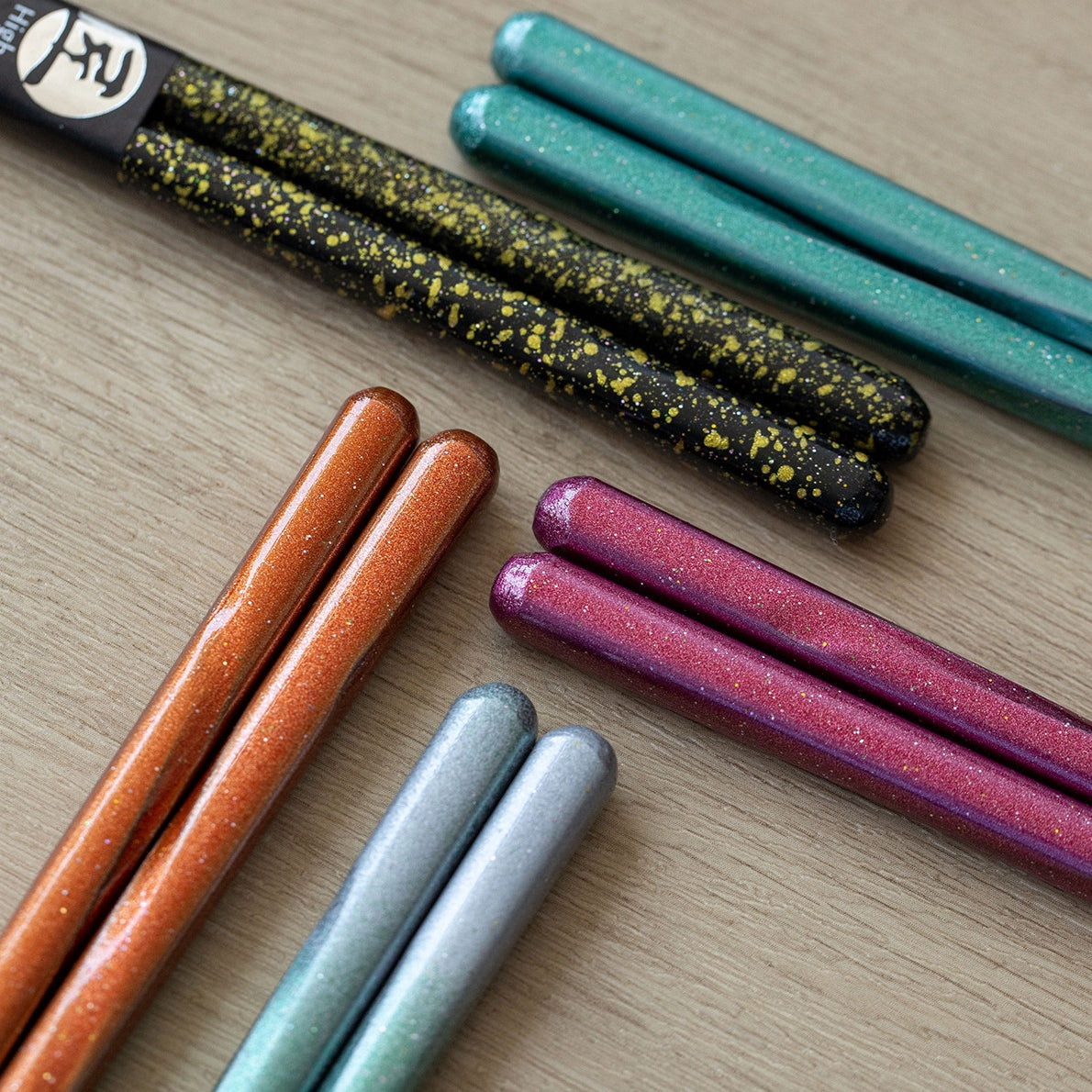 Ginga Handcrafted Natural Wood Chopsticks Collection