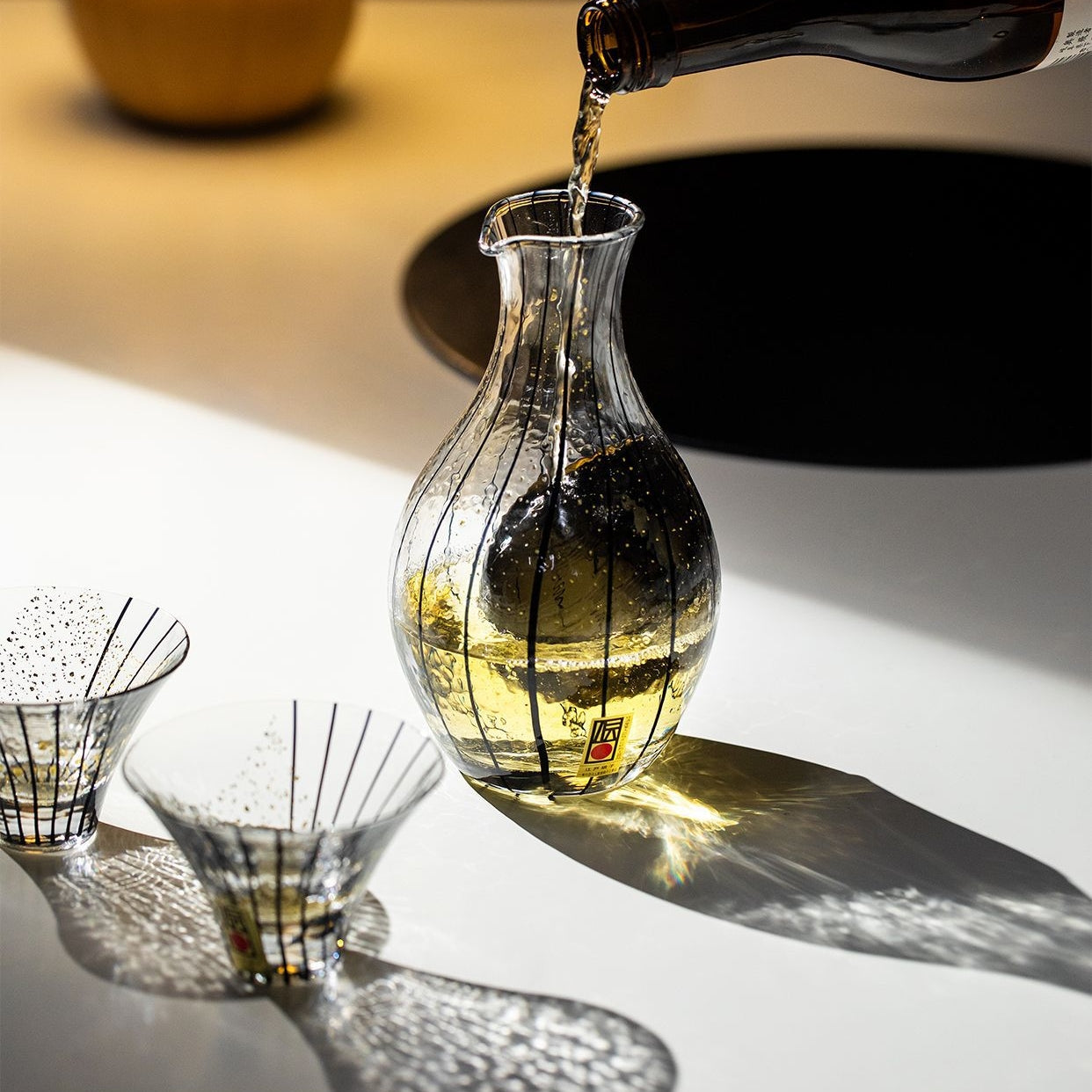 Toyo-Sasaki Kurotama Gold Foil Cold Sake Set
