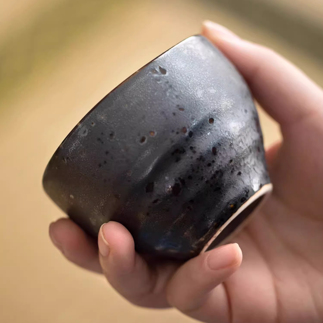 Mino Ware Autumn Harmony Tea Cup Set of Five