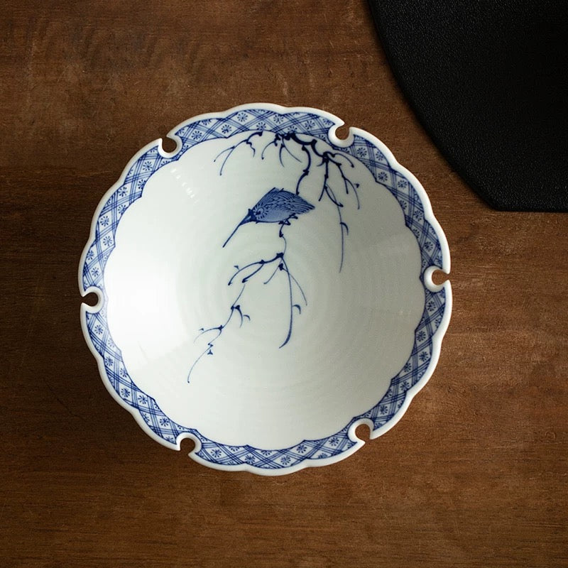 Collection d'assiettes en céramique Edanagi en Arita Ware