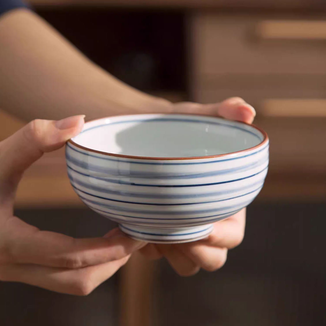 Arita Ware Handcrafted Shikayama Bowl Set of Five