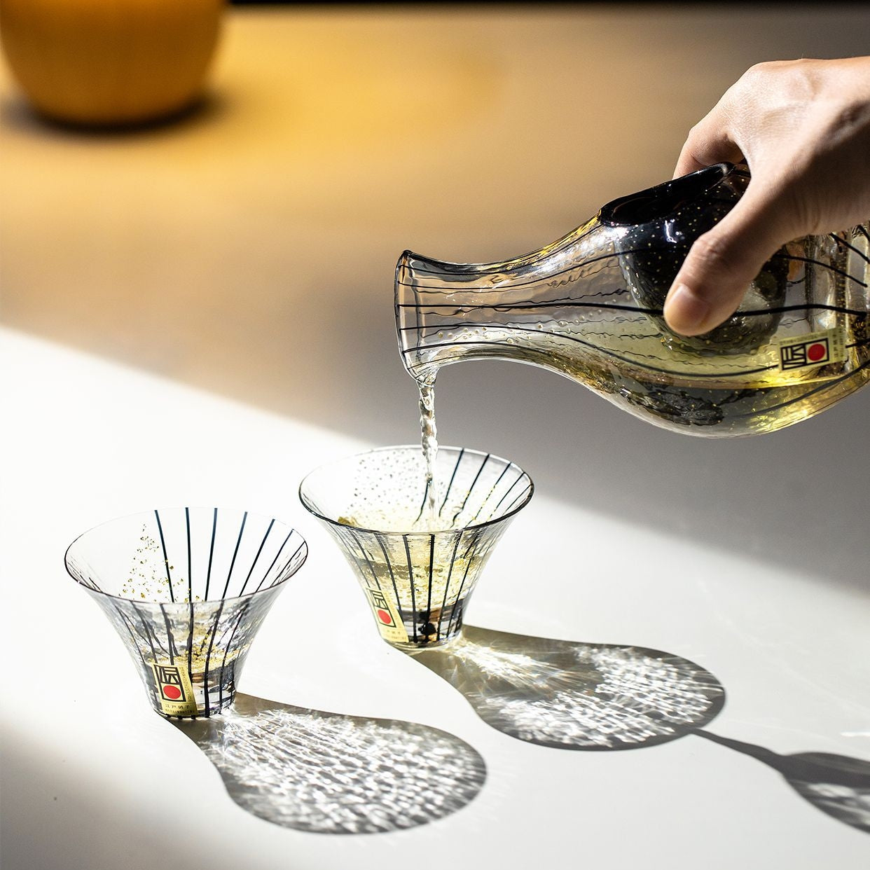 Toyo-Sasaki Kurotama Gold Foil Cold Sake Set
