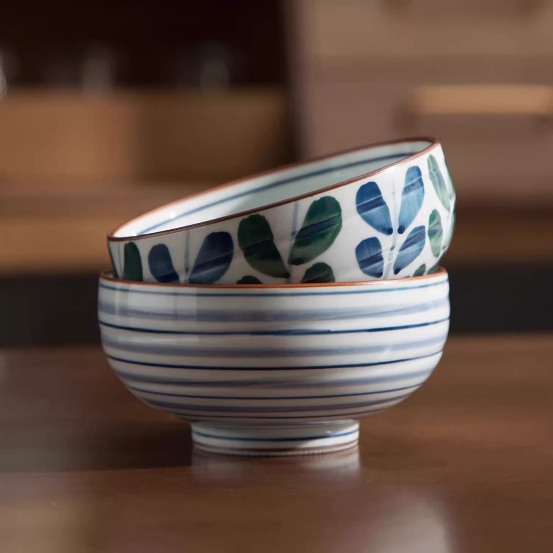 Arita Ware Handcrafted Shikayama Bowl Set of Five