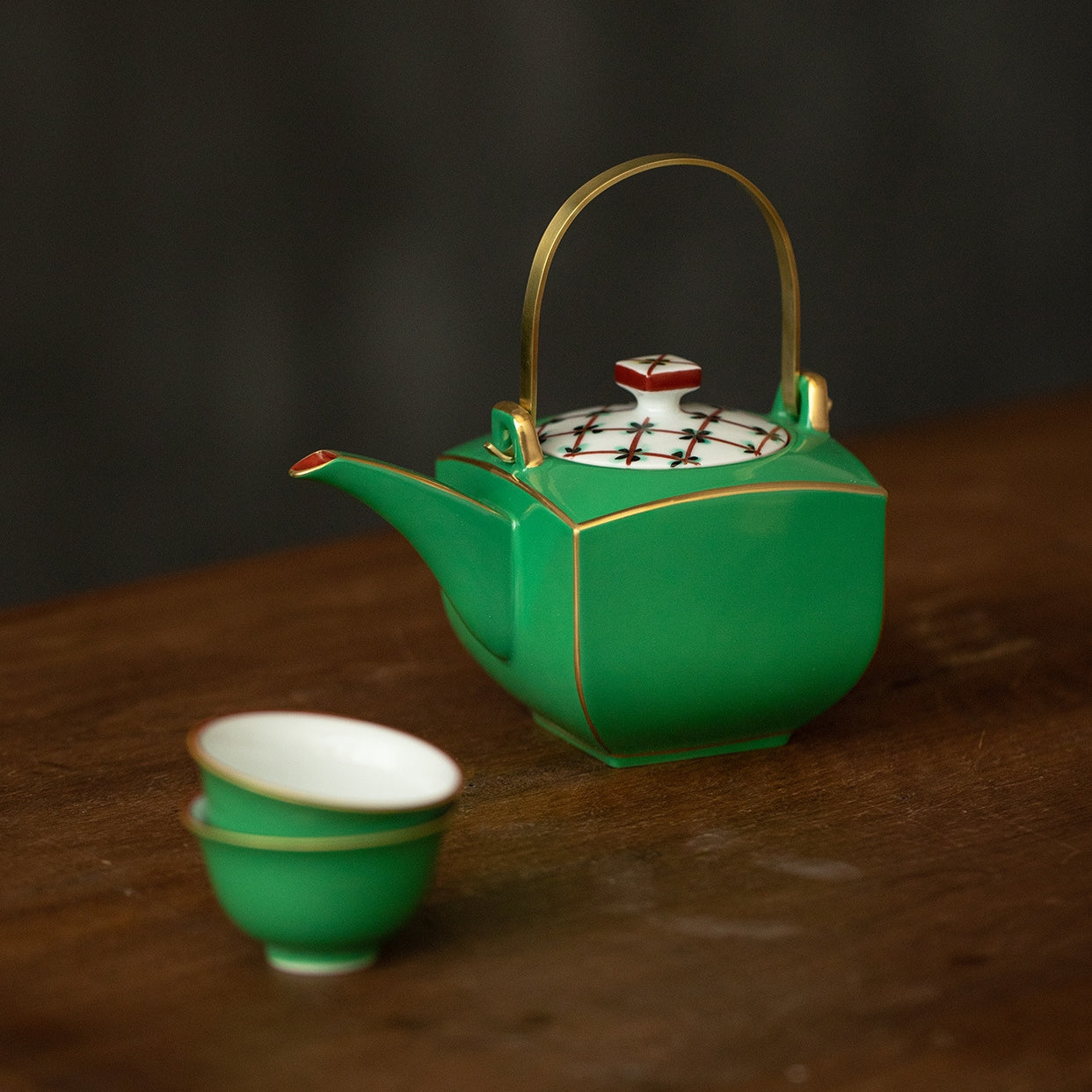 Zensho Handcrafted Ceramic Jade Tea Set