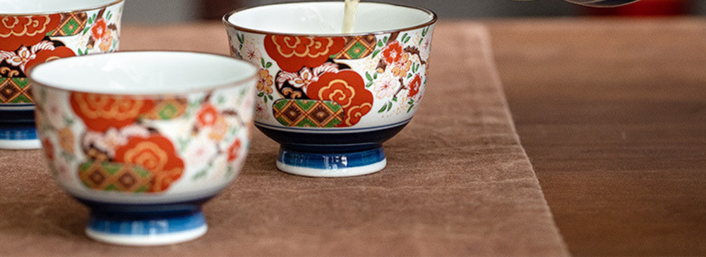 Handcrafted Ceramic Japanese Teacups 