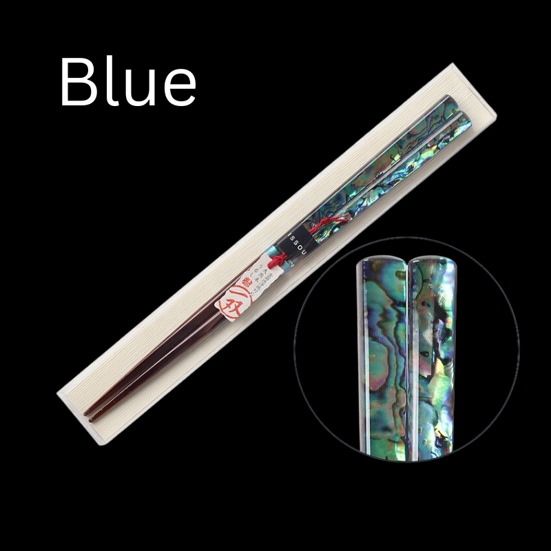 ISSOU Japanese Handcrafted Mother of Pearl Chopsticks Set