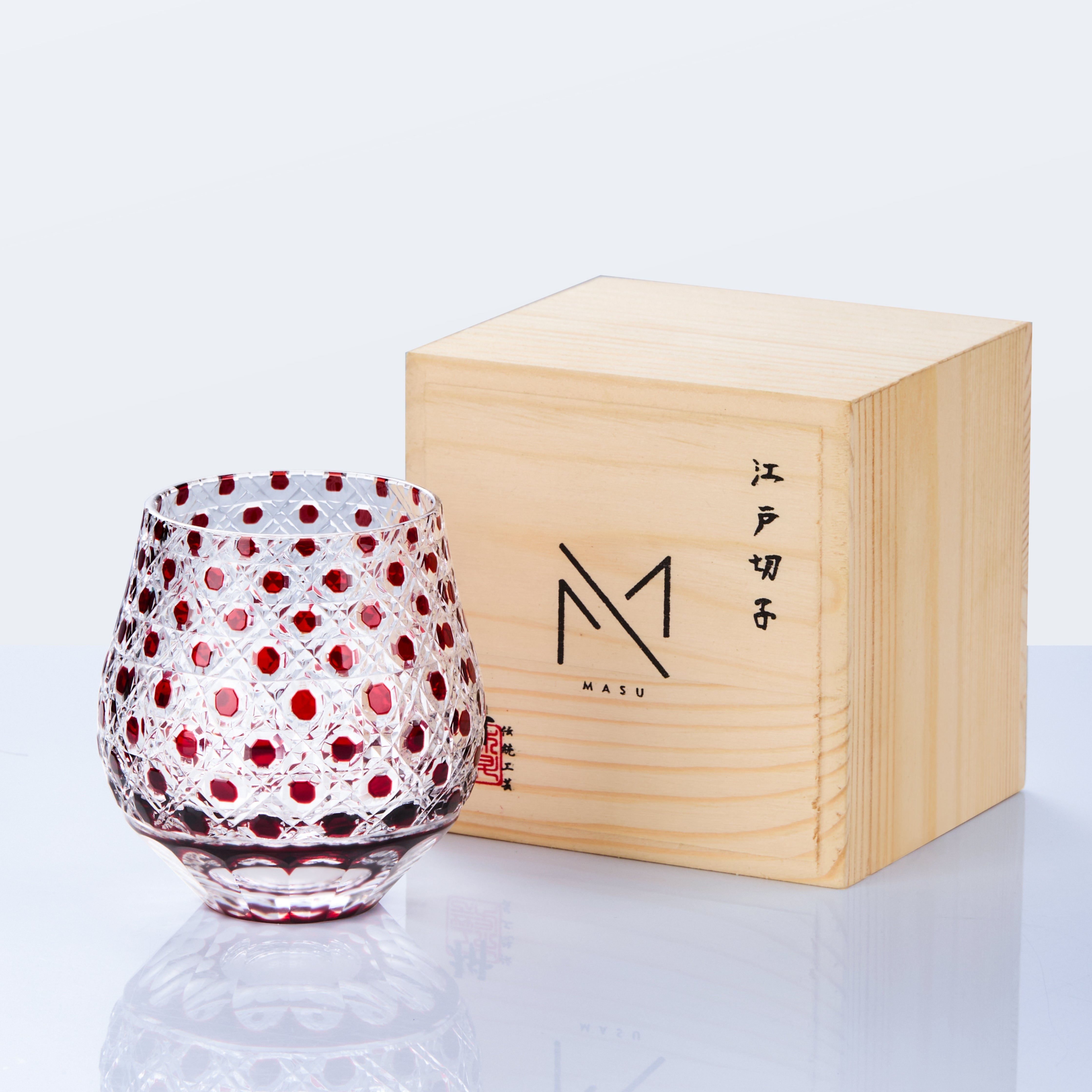 Edo Kiriko Handcrafted Tama no Hikari Whisky Glass Collection