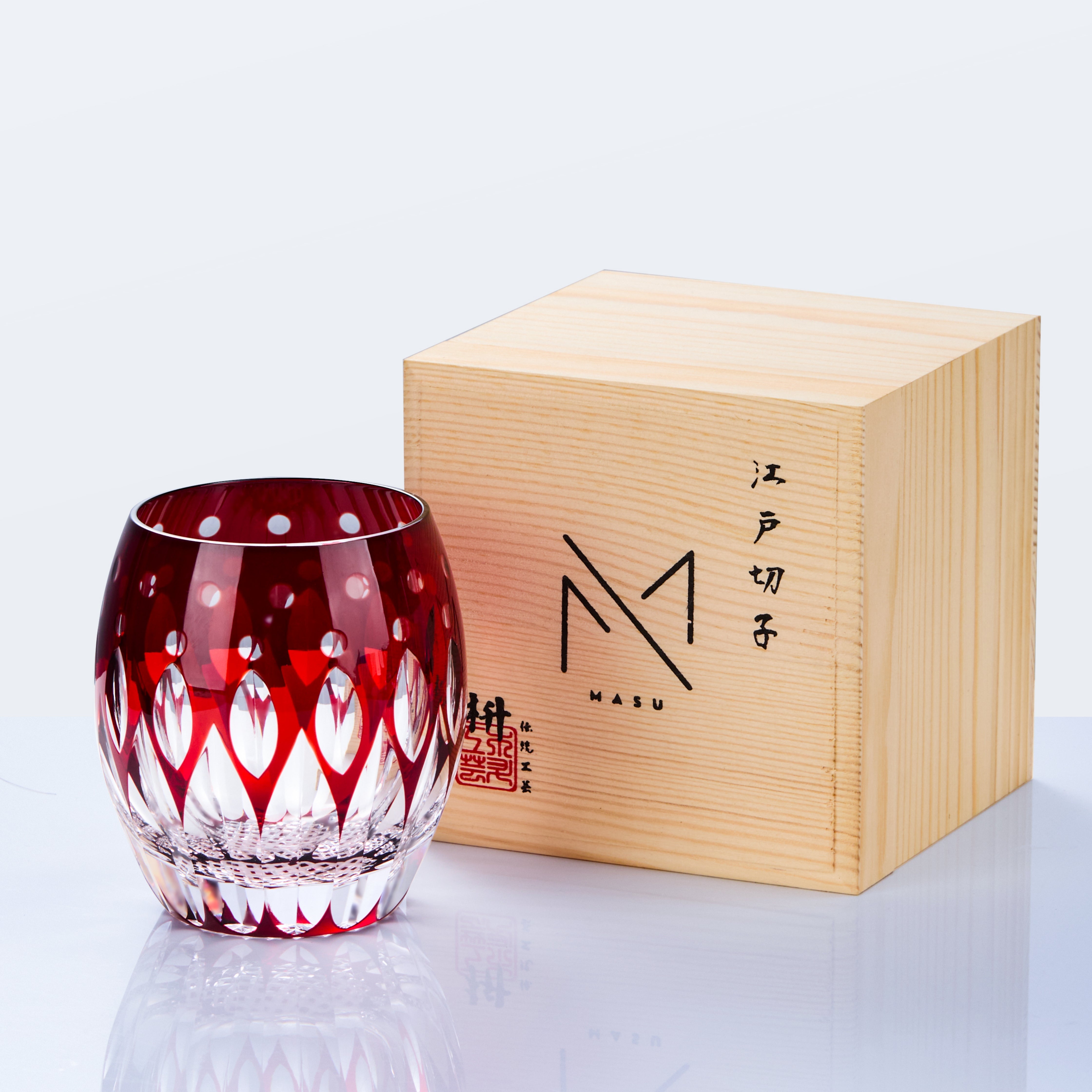 Edo Kiriko Handcrafted Tama no Shizuku Whisky Glass Collection