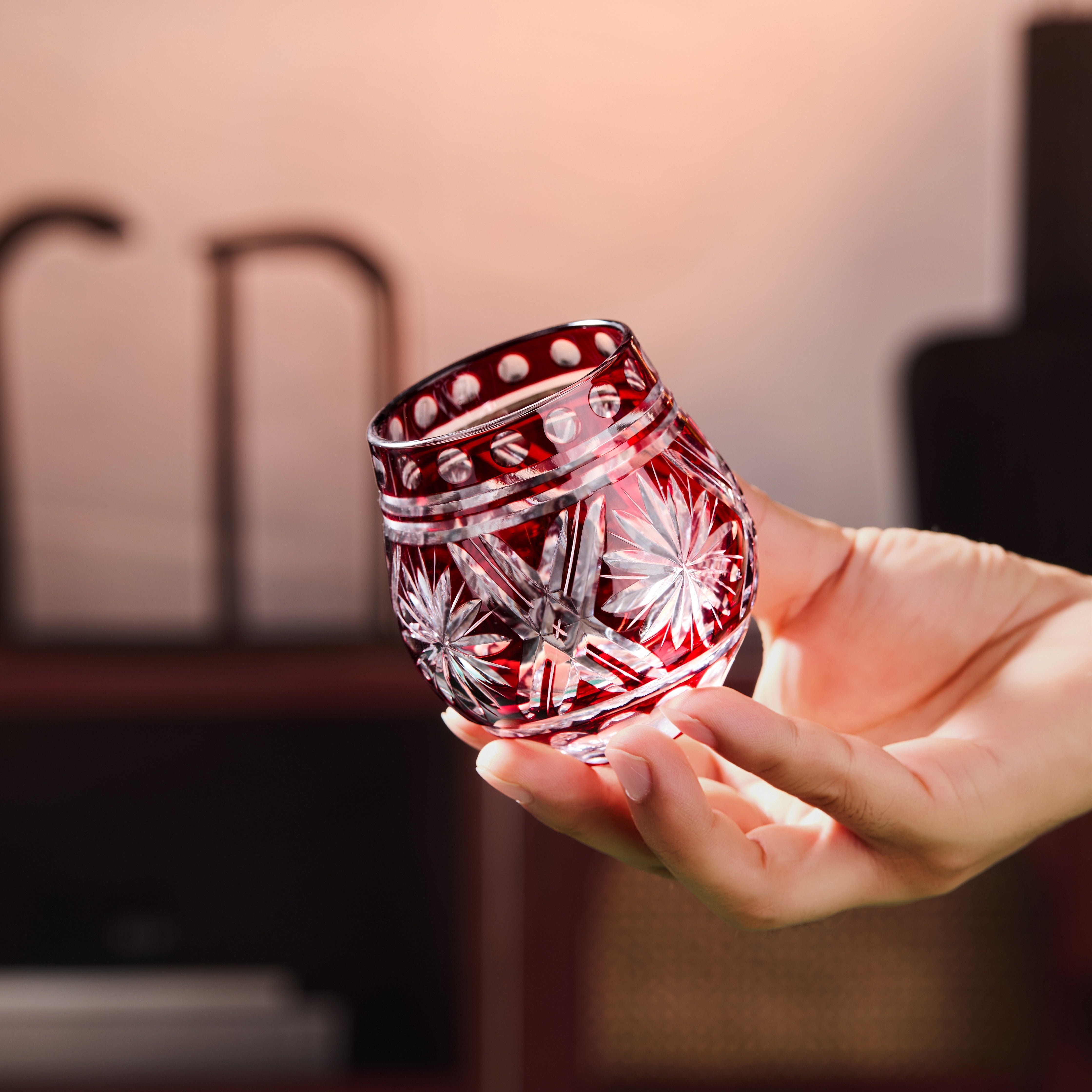 Edo Kiriko Handcrafted Hoshi no Kagayaki Whisky Glass Collection