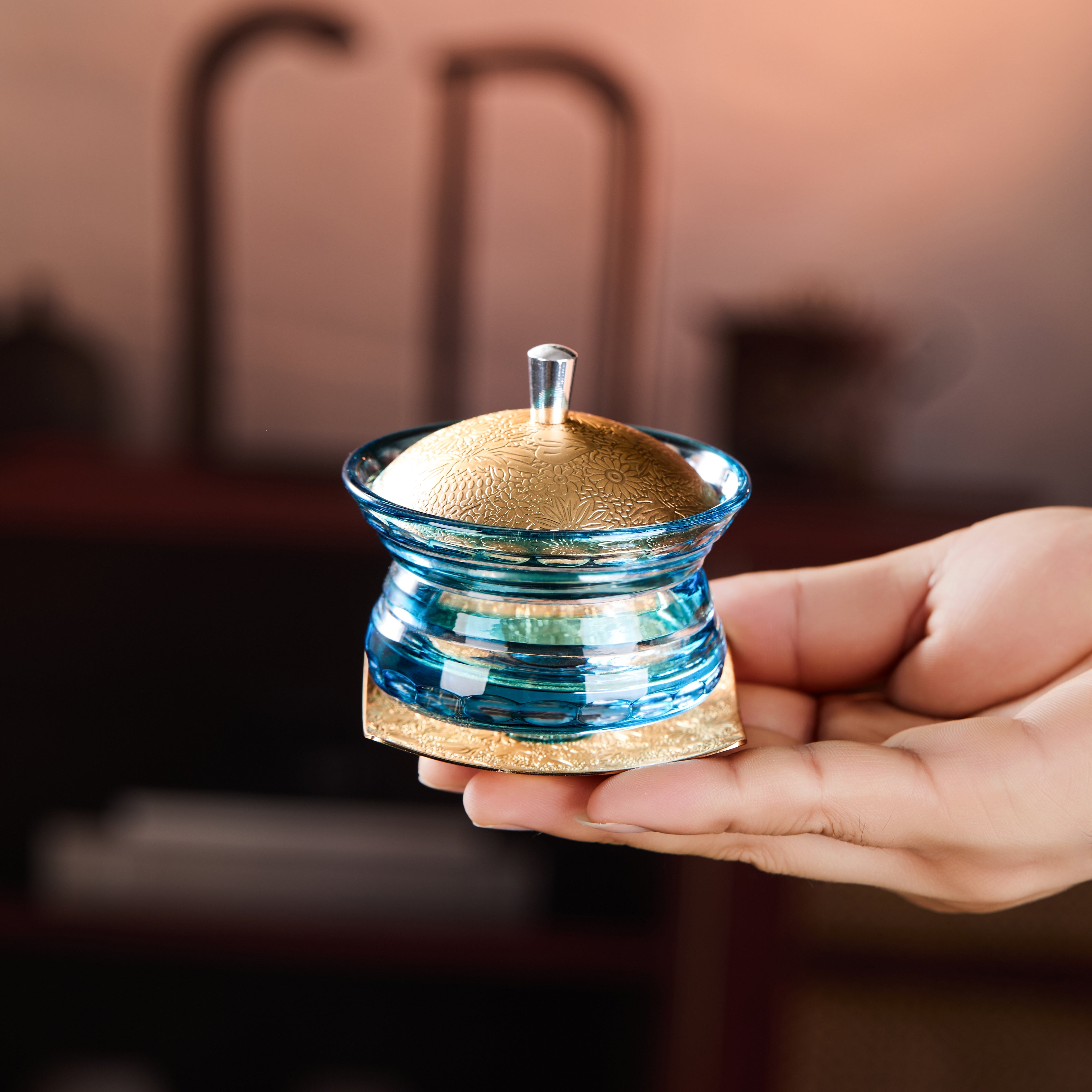 Edo Kiriko Chimi Washokki Lidded Glassware Collection