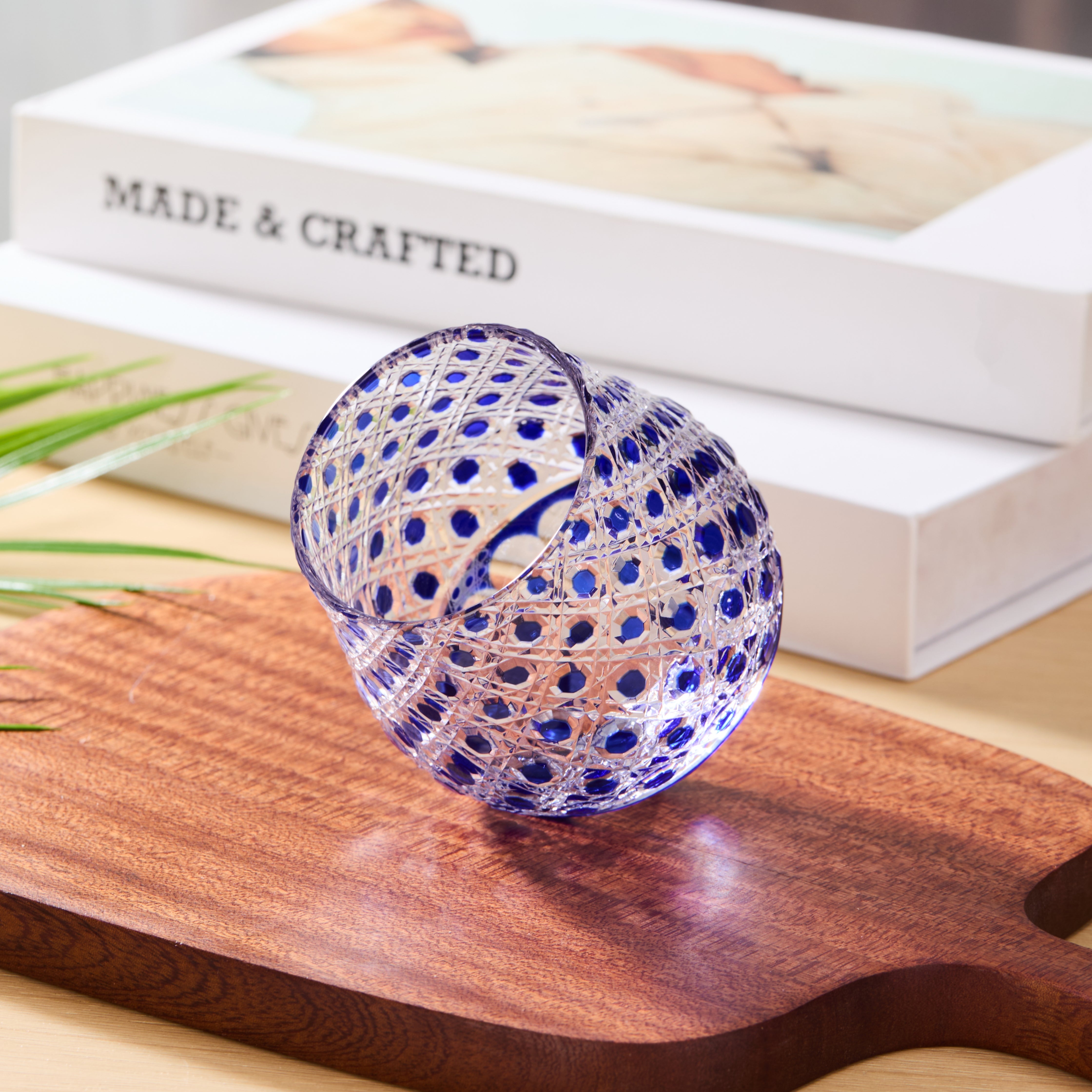 Edo Kiriko Handcrafted Tama no Hikari Whisky Glass Collection