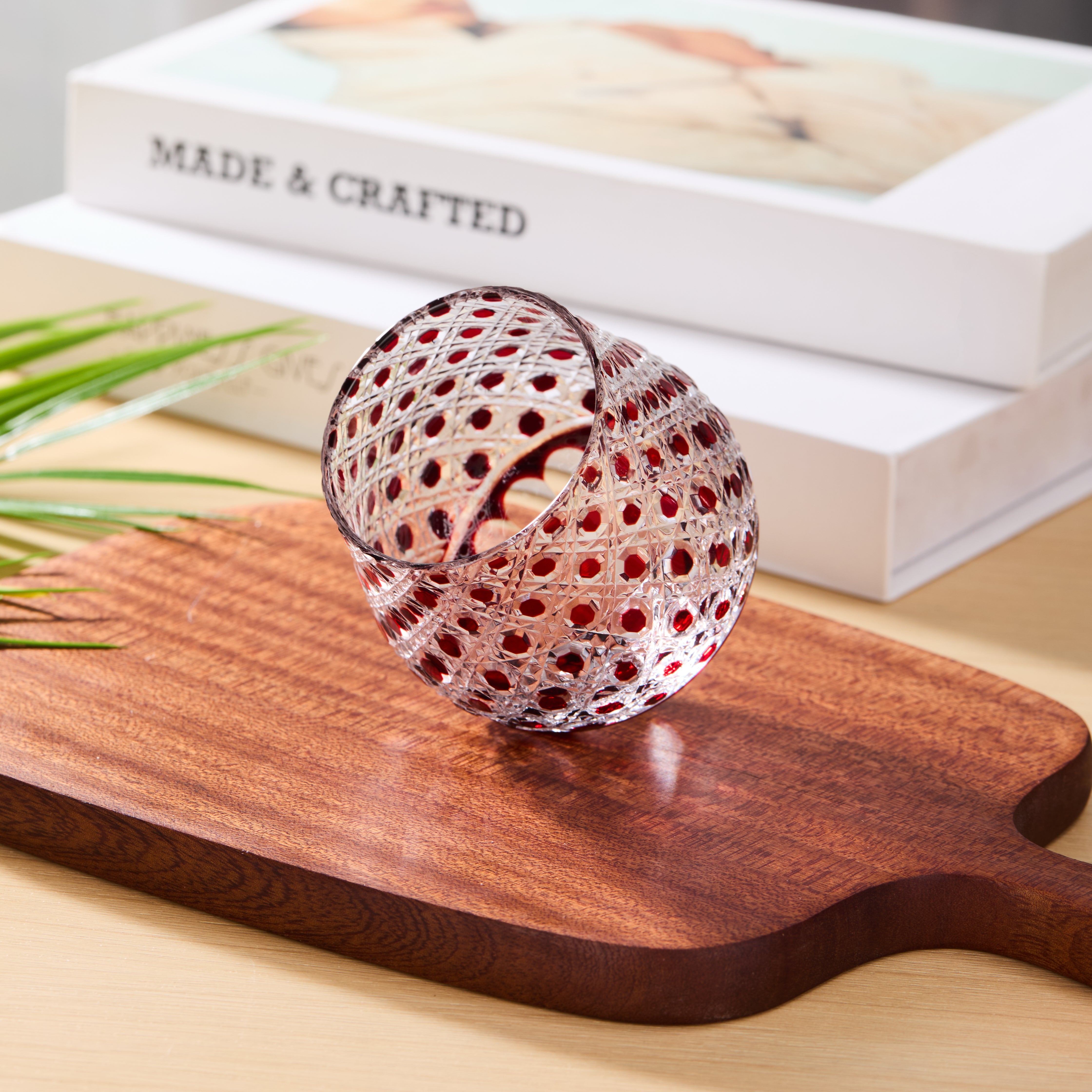 Edo Kiriko Handcrafted Tama no Hikari Whisky Glass Collection