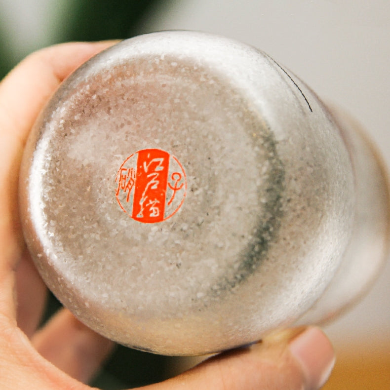 Aderia Edo Neko Frosted Glass Beer Mug Gift Set - MASU