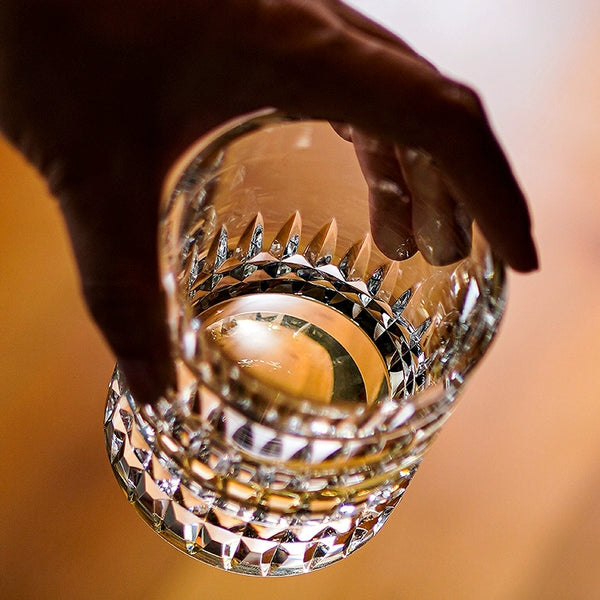 Edo Kiriko Crystal Royale Whisky Glass With Wooden Box