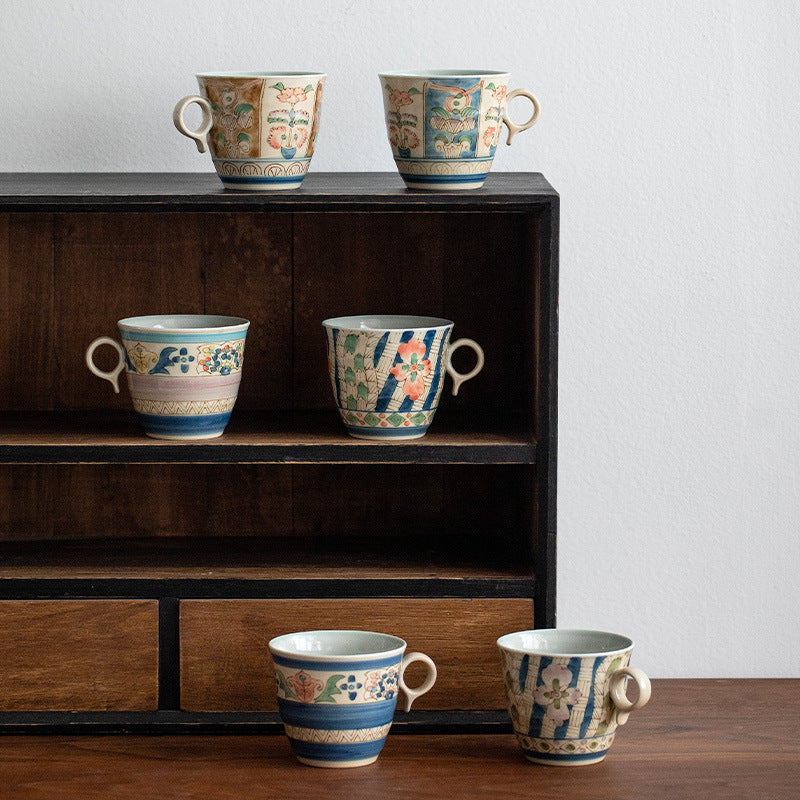 Japanese Handcrafted Hasami Ceramic Hanashin Mug Collection