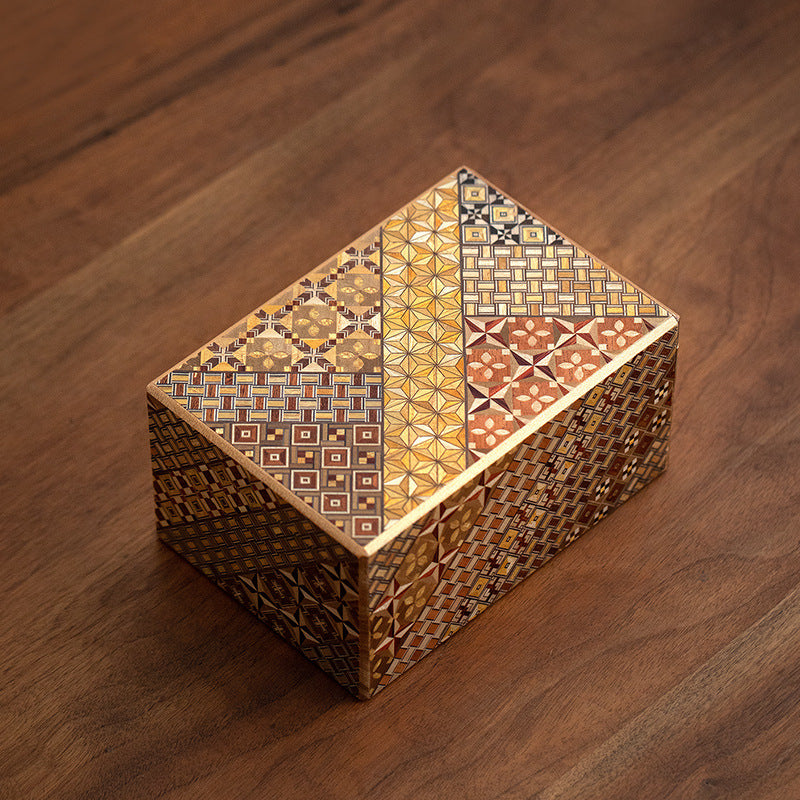 Yosegi Zaiku Handcrafted Puzzle Box Collection