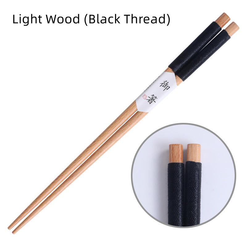 Japanese Handcrafted Wooden Chopsticks with Decorative Thread - MASU