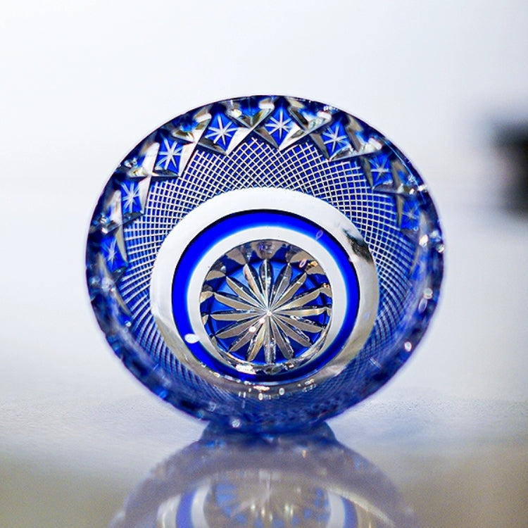 Edo Kiriko Handcrafted Royal Treasures Whisky Glass With Wooden Box