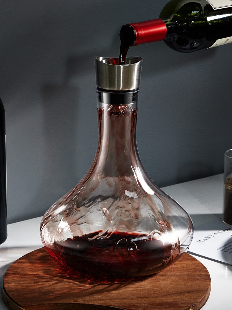 CrystalVino Waterfall Wine Decanter - MASU