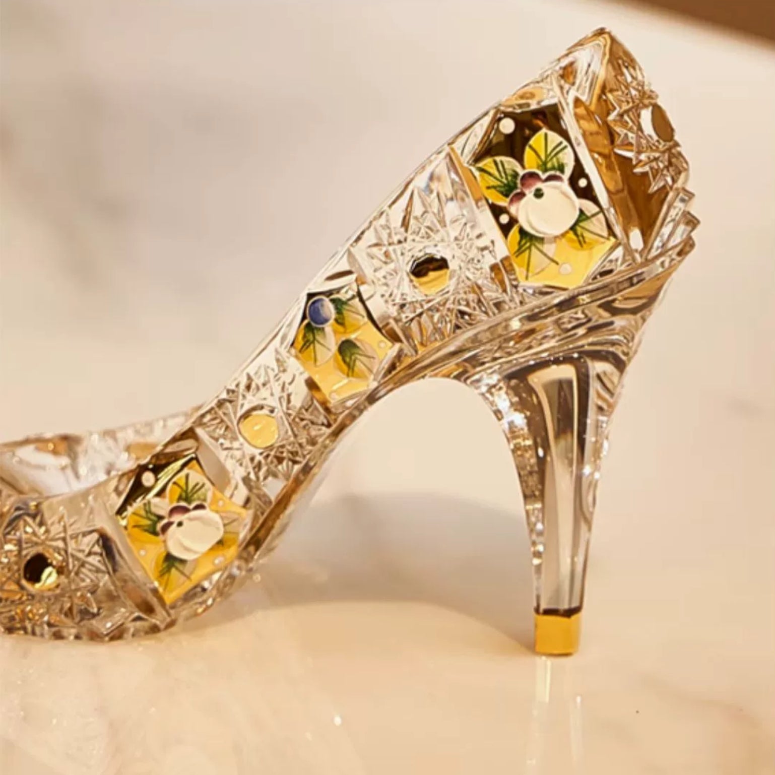 Bohemia Enchanted Cinderella Crystal Slipper Ornament