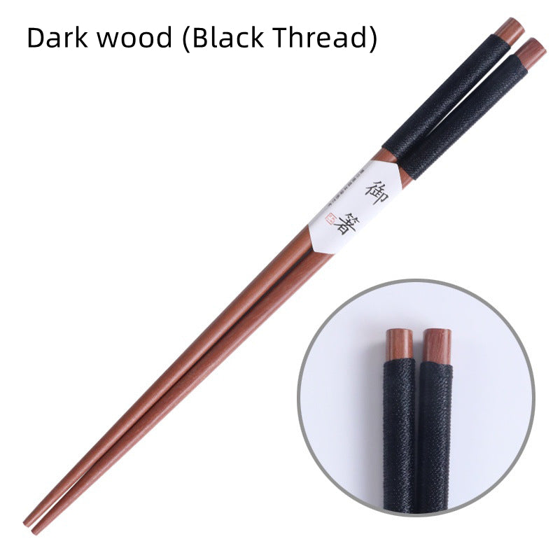 Japanese Handcrafted Wooden Chopsticks with Decorative Thread - MASU