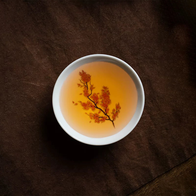 Ensemble de tasses à thé à fleurs chaudes thermochromiques Sakura Momiji en Mino Ware