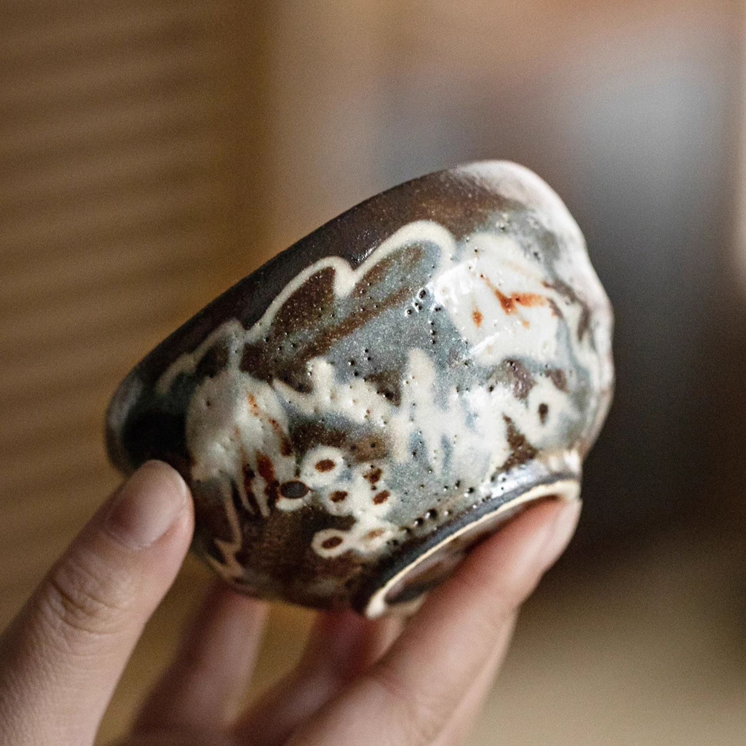 Shino Ware Haruaki Tea Set