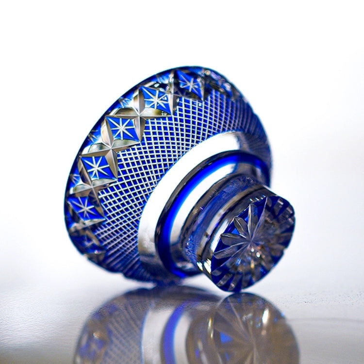 Edo Kiriko Handcrafted Royal Treasures Whisky Glass With Wooden Box