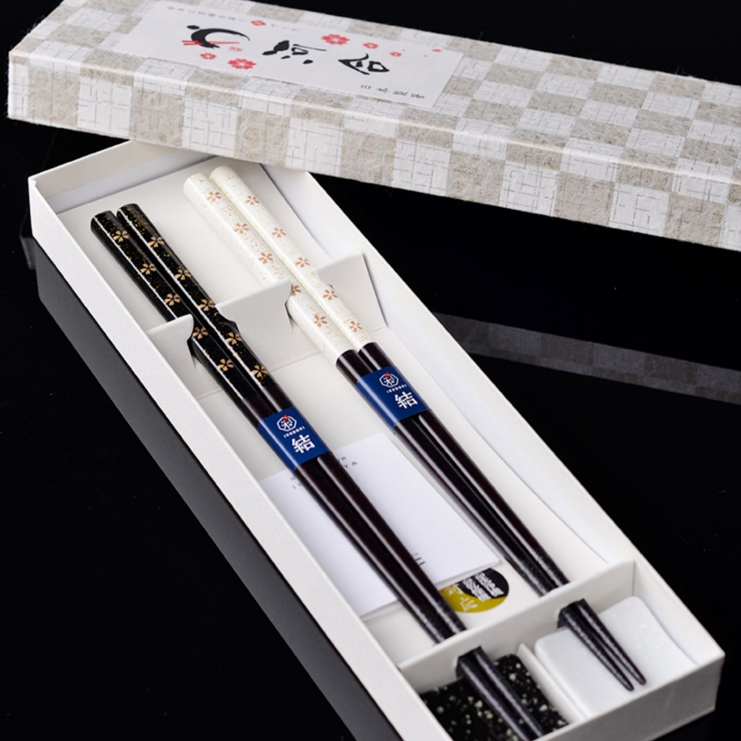 Japanese Handcrafted Kawai Cherry Blossom Chopsticks Wedding Gift Box Set