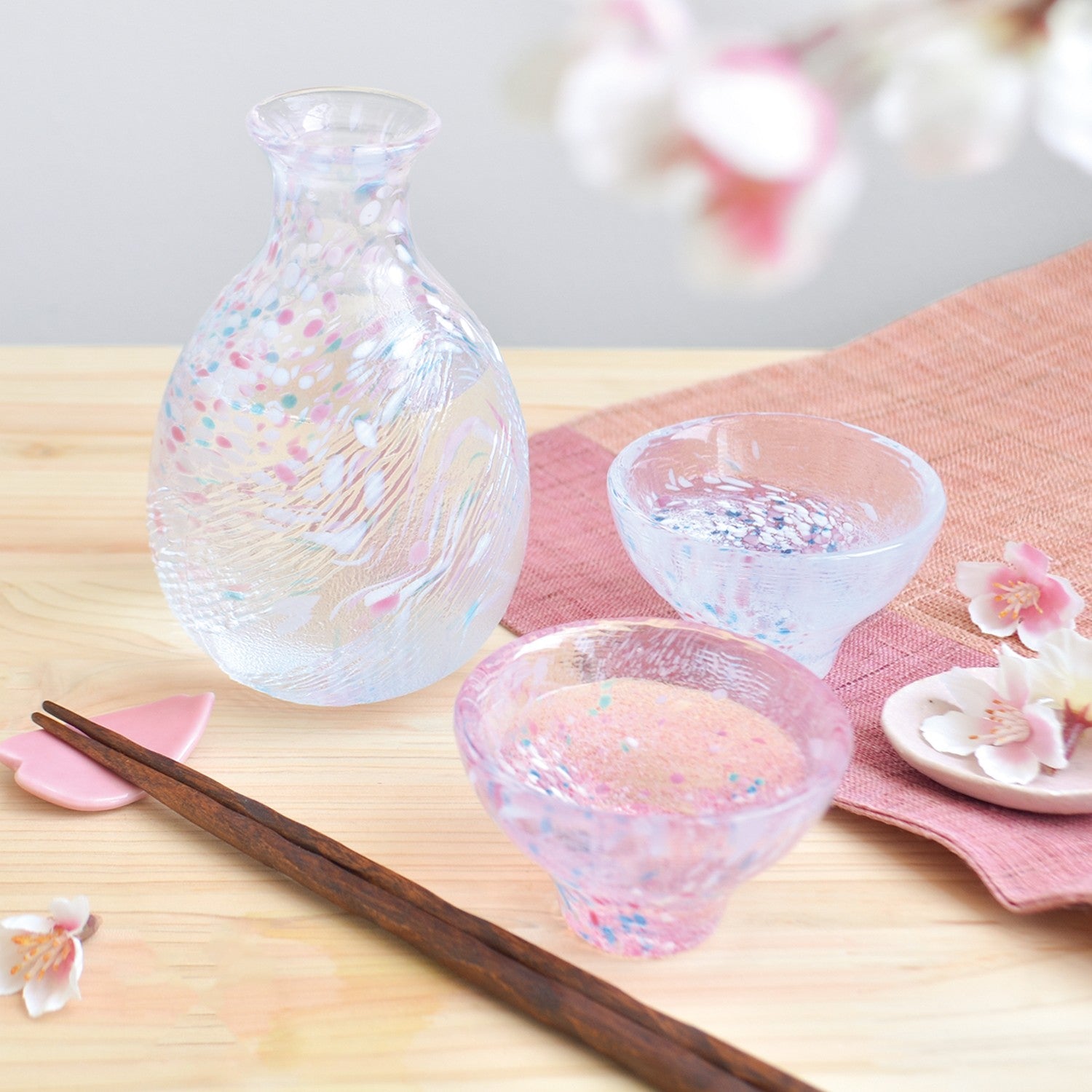 Toyo Sasaki Handcrafted Kisetsu Sake Set Collection