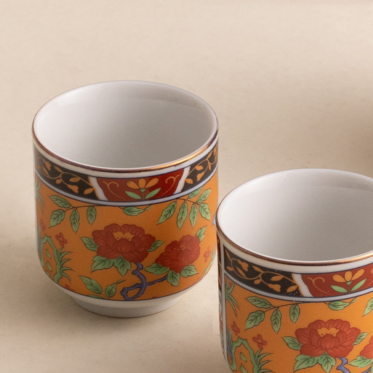 Japanese Handcrafted Mino Ware Ceramic Sake Set