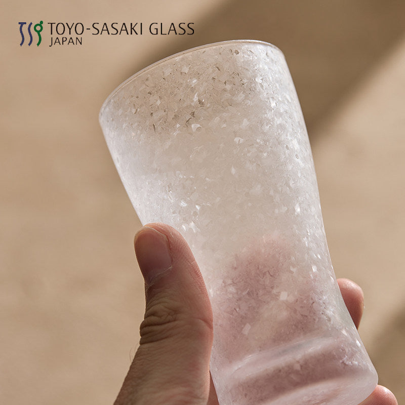 Colección de copas de sake Yukihana Hikari de Toyo-Sasaki Glass