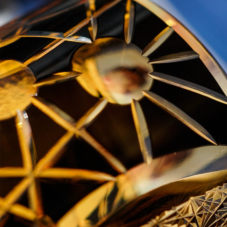 Edo Kiriko Handcrafted Night Jewel Whisky Glass With Wooden Box